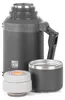 Termoska G21, roestvrij staal, 1200 ml, zwart-grijs Productafbeelding-voorbeeld 4