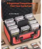 Boîte de rangement pour cartes SucceBuy, rouge, pour 96 Voir les images du produit 6