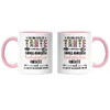 Ich bin stolze Tante Tasse Rosa Geschenk Idee Geburtstag Produktbild-Vorschau 3