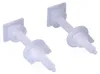 Edm Set Vis Pour Couvercle De Toilettes 9 Cm Blanc Blanc Voir les images du produit 3