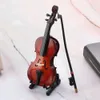 5.5-calowy mini model wiolonczeli wykonany z drewna z Podgląd zdjęcia produktu 3