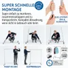 Tatkraft 13421, Silber, Metall, 1 Regale, 580 mm, 925 mm Produktbild-Vorschau 4