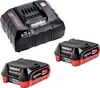 Metabo  Basic-Set 12V 2xLiHD 4,0 Ah, 685301000 Produktbild-Vorschau 3