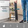 eluno vozík do kuchynskej niky, kuchynský vozík, kúpeľňový Náhľad obrázku produktu 3