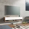 Fernsehtisch 'Laitila' 140x31,5x29,5 cm Eiche rustikal/Weiß Produktbild-Vorschau 1
