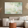 MuchoWow® - Leinwandbilder - Abstrakt - Kunst - Weiß - Grün Produktbild-Vorschau 5
