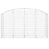 The Living Store Gabione mit Hochbogen 200x50x100/120 cm Produktbild-Vorschau 3