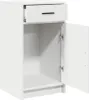 vidaXL Sideboard avec tiroirs blanc 40 x 40,5 x 75 cm Bois Voir les images du produit 4