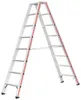 Hymer Stufenstehleiter beidseitig begehbar, 2x4 Stufen Produktbild-Vorschau 8