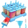 Eis am Stiel Formen Set – 12er-Pack BPA-freie Eisformen mit Produktbild-Vorschau 1