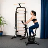 Magnetický stacionárny bicykel, nastaviteľný odpor, čierny Náhľad obrázku produktu 2