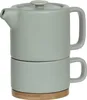 Teiera con tazza NATURE, grigio-verde Anteprima dell’immagine prodotto 1