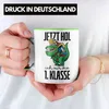 Trendation - Tasse Einschulung Dino T-rex Motiv Geschenk Produktbild-Vorschau 2