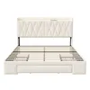 INONEFT Polsterbett 140 × 190 cm, Jugendbetten, Doppelbett Produktbild-Vorschau 9