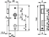 Schlosskasten 141U,blk DIN L/R Maß A40xB60xC173mm Produktbild-Vorschau 4