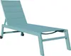 Sonnenliege BARBADOS aus hellblauem Textilene - hellblaues Produktbild-Vorschau 1