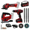 Einhell Bohrschrauber TE-CD 18/40 Li + Winkelschleifer Produktbild-Vorschau 1
