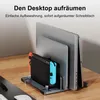 Vertikaler Laptop-Ständer, doppelt verstellbar, 3 Fächer, Produktbild-Vorschau 3