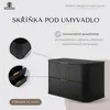 RODAN | Koupelnová Skříňka - 80 CM - Černý Mat - MDF - 2 Náhled obrázku produktu 2