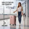 DEUBA® TRAVEL Koffer Set 3tlg 55x40x20 Sicherer Stauraum Produktbild-Vorschau 7