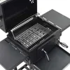 vidaXL 3-in-1 Outdoor-Pizzaofen & Grill Schwarz Produktbild-Vorschau 3