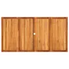 vidaXL Gartentisch Schwarz 180x90x75 cm Poly Rattan Produktbild-Vorschau 6
