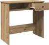 vidaXL Artisan dubový stůl 80x40x75 cm materiál na bázi Náhled obrázku produktu 5