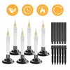 Solar Lichterkette 6 in 1 LED Kerzen Warmes Licht Produktbild-Vorschau 5