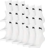 18 Paar Uni Puma Short Crew Sportsocken in Weiß Größe 43-46 Produktbild-Vorschau 1