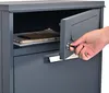 Toboli Paketkasten Anthrazit 500 x 370 x 1120 mm, Paketbox Produktbild-Vorschau 7
