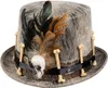 B72180 Herren Damen Voodoo Hut Steampunk Zylinder mit Produktbild-Vorschau 2