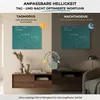 WordClock Jupiter Grünspan - Wortuhr aus oxidiertem Messing Produktbild-Vorschau 10