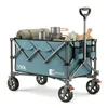 SUNULA Bollerwagen Faltbar Tragkraft 120 KG Handwagen mit Produktbild-Vorschau 1