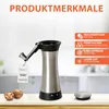 Muskatmühle Edelstahl mit Behälter & Kurbel klappbar Produktbild-Vorschau 3