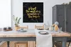MuchoWow® Poster Zitat - Leben - Gold - Marmor 100x100 cm - Produktbild-Vorschau 3