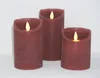3er Set LED Kerzen ANTIK ROSA Fernbedienung mit Timer und Produktbild-Vorschau 3