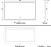 AICA LED Badspiegel 120x70cm mit Uhr Bluetooth Beschlagfrei Produktbild-Vorschau 7