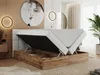 MKS MEBLE Boxspringbett 180x200 mit Bettkasten Eiche, Produktbild-Vorschau 3