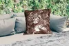 MuchoWow® Outdoor Kissen - Sepia - Frau - Schmetterling - Produktbild-Vorschau 2