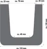 Umelý trámPolyuretánimitácia dreva dutý tmavý 12x12cm x 2m Náhľad obrázku produktu 4