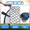 INF Trainingsnetz für Fußballtore 2er-Pack Schwarz Produktbild-Vorschau 4