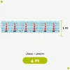 Brise-vent et brise-vue Garronda pour plage, 4 m de long, Voir les images du produit 2