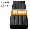 GIHAUVIA 26x trapézový plech 108x42,6 cm Střešní plech 11 Náhled obrázku produktu 1