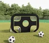 vidaXL But de football avec paroi de but 120x80x80 cm Voir les images du produit 2