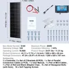 Zestaw paneli słonecznych VEVOR 200W z 2 monokrystalicznymi Podgląd zdjęcia produktu 7