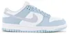 Nike Dunk Low W - Corduroy - dámské tenisky, bílá a modrá, Náhled obrázku produktu 2