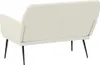 vidaXL Ławka kremowa 108x79x79 cm aksamitna Podgląd zdjęcia produktu 5