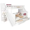 okwish Etagenbett Stockbett 90x200cm&140x200cm mit Produktbild-Vorschau 8