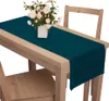Tischläufer aus Velours 40 x 120 cm Dunkelblau Produktbild-Vorschau 3