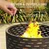 Outsunny 3-in-1 Feuerschale Ø60 x 39cm aus Edelstahl Produktbild-Vorschau 5